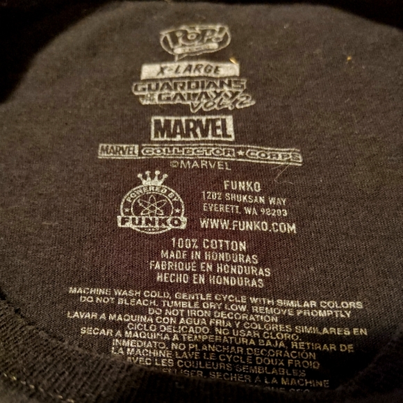 Funko Pop Guardians Of The Galaxy Vol.2 T Shirt RARE Size XL - Picture 2 of 3